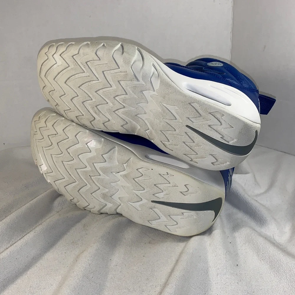 Nike Mens Air Shake Ndestrukt Royal Blue/ White Basketball Sneakers